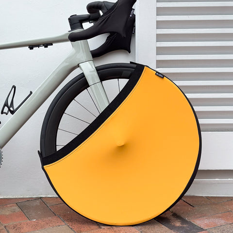 Sleek luxury high quality road bicycle wheel covers glove, ideal for outdoor indoor storage